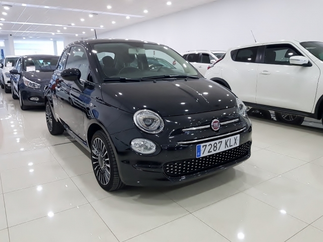 Fiat 500 18 1 2 8v 69 Cv Lounge 2p 15 7km Petrol Negro